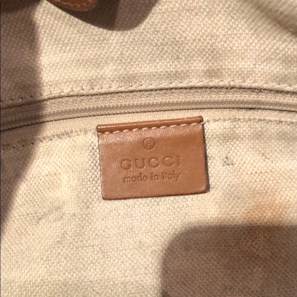 GUCCI medium denim Sukey Bag - Picture 4 of 8